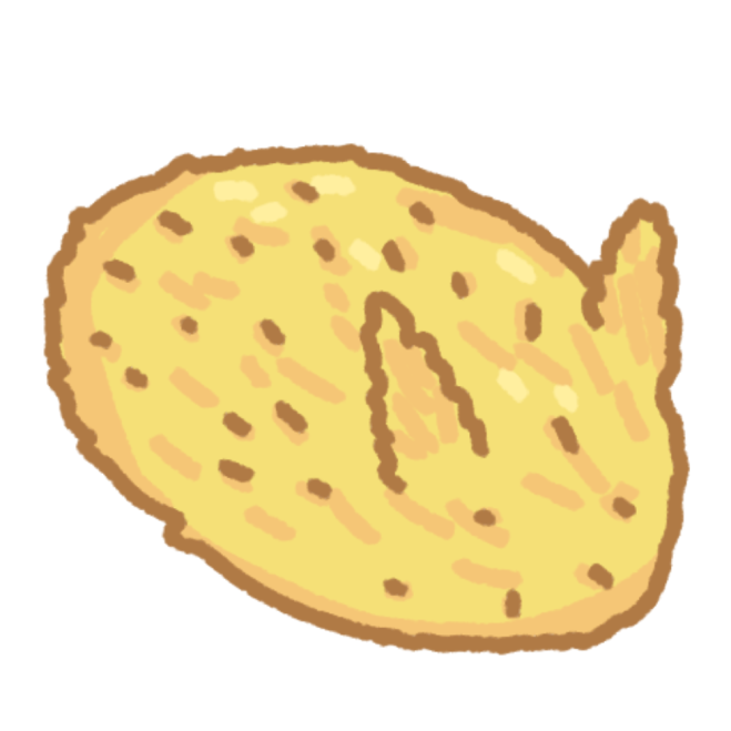 A drawing of a yellow sea slug